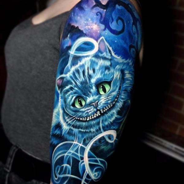 Cheshire Cat Tattoo Designs: A Journey into Wonderland