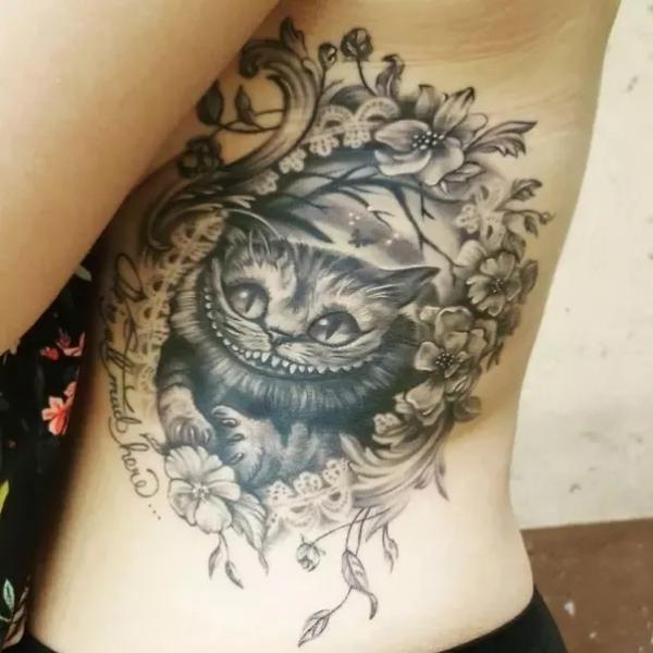 Cheshire Cat Tattoo Designs: A Journey into Wonderland