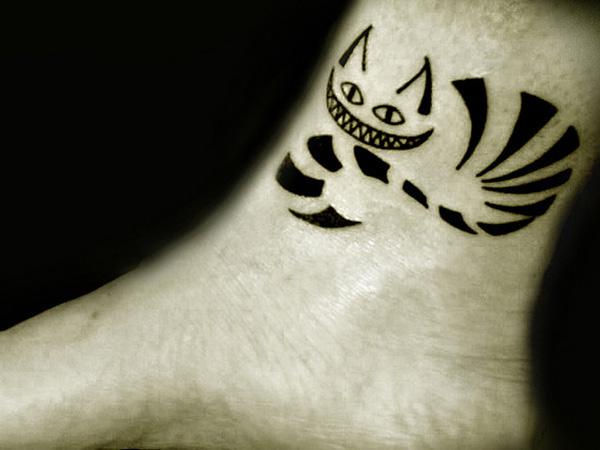 Cheshire Cat Tattoo Designs: A Journey into Wonderland