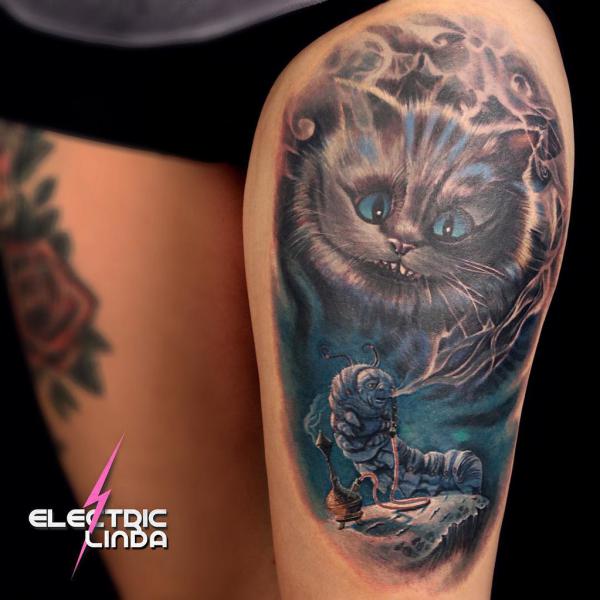 Cheshire Cat Tattoo Designs: A Journey into Wonderland