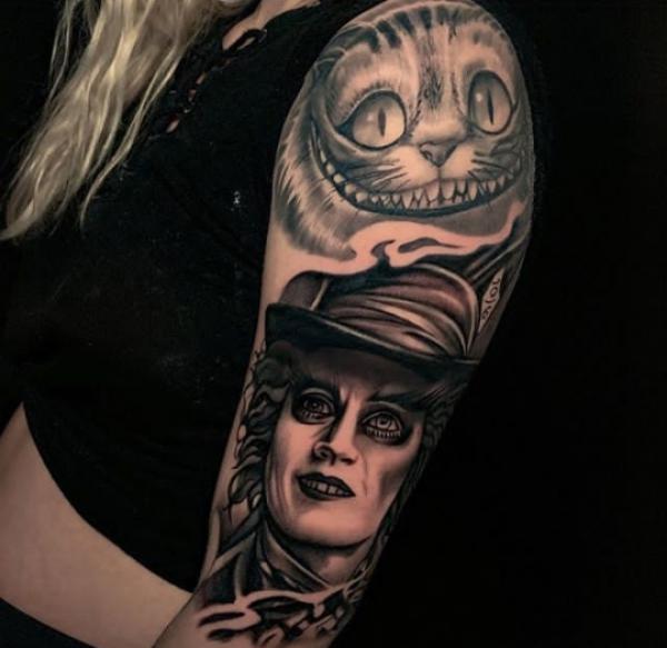 Cheshire Cat Tattoo Designs: A Journey into Wonderland
