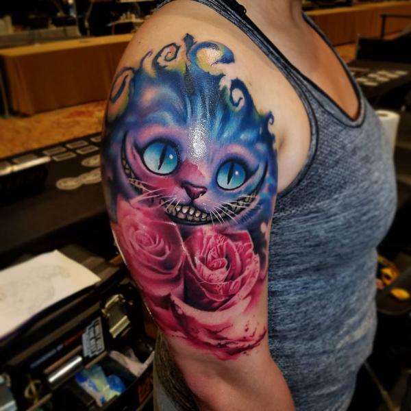 Cheshire Cat Tattoo Designs: A Journey into Wonderland
