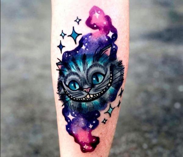 Cheshire Cat Tattoo Designs: A Journey into Wonderland