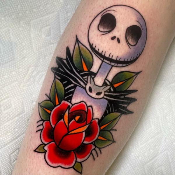 40 Jack Skellington Tattoos and Their Meanings