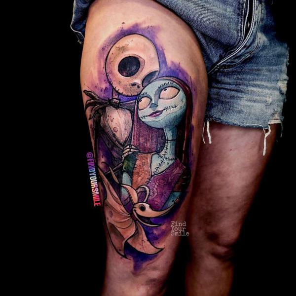 40 Jack Skellington Tattoos and Their Meanings