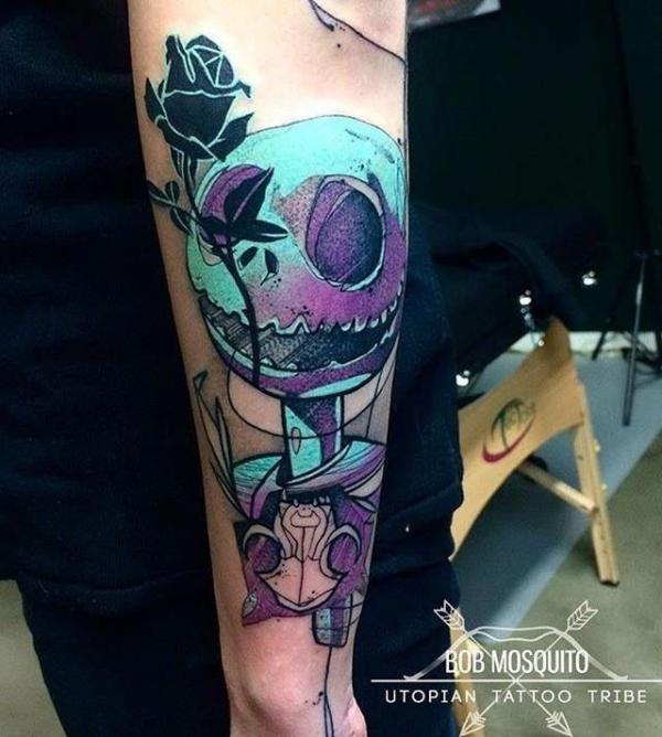 40 Jack Skellington Tattoos and Their Meanings
