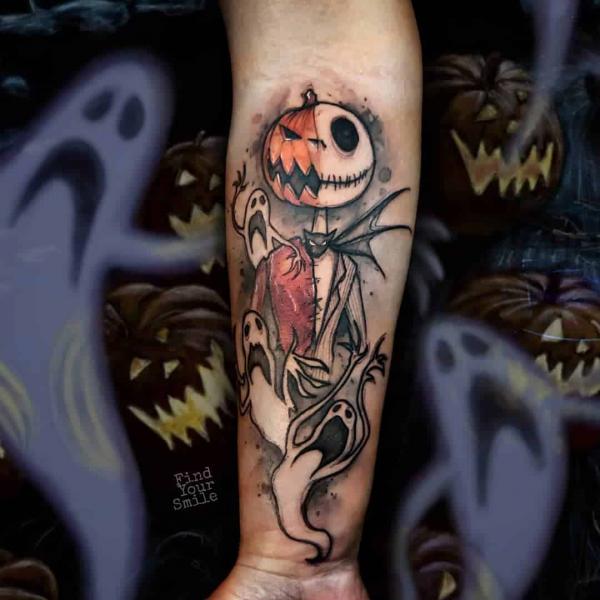 40 Jack Skellington Tattoos and Their Meanings