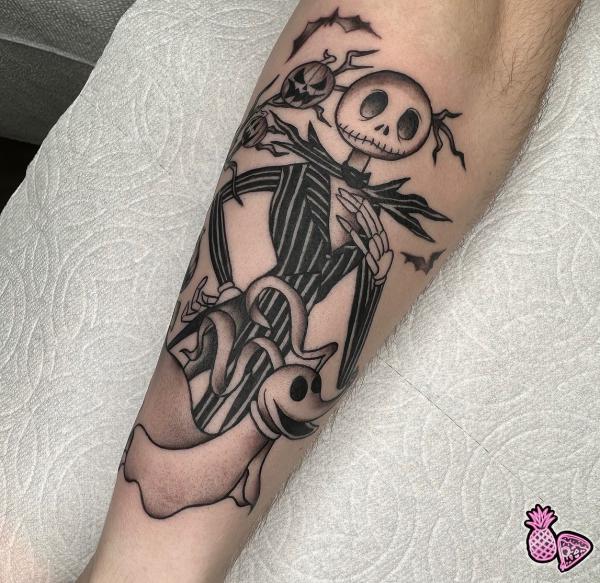 40 Jack Skellington Tattoos and Their Meanings