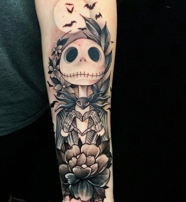 40 Jack Skellington Tattoos and Their Meanings