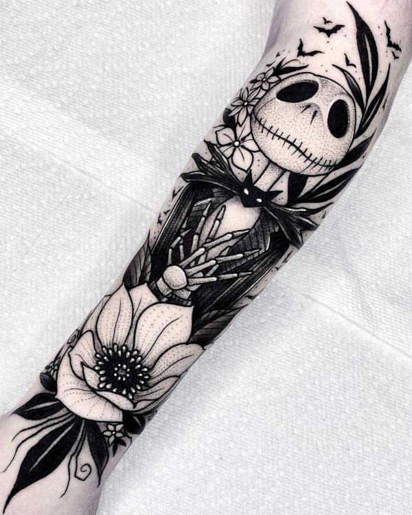 40 Jack Skellington Tattoos and Their Meanings