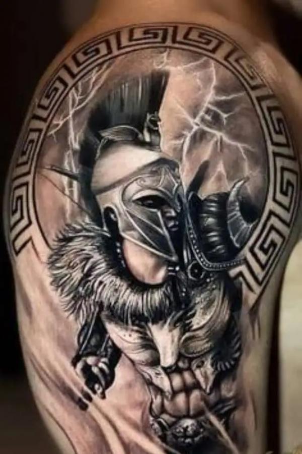 30 Ares Tattoo Designs: A Symbol of Strength