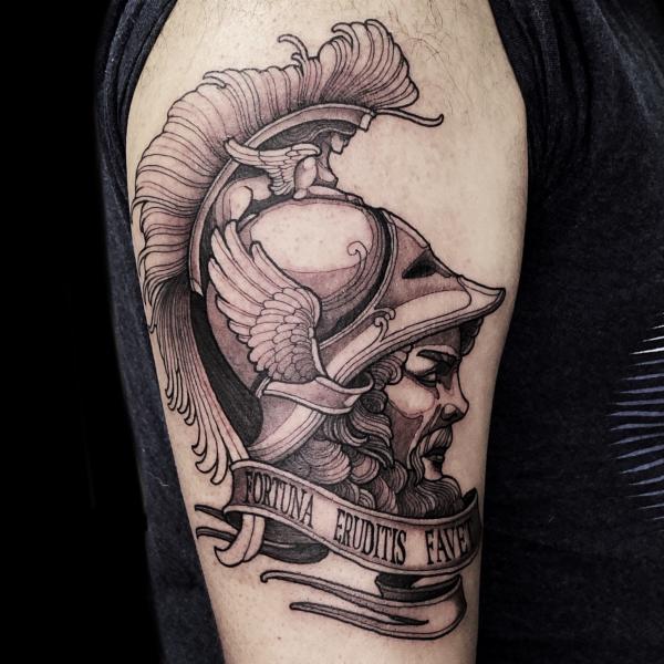 30 Ares Tattoo Designs: A Symbol of Strength