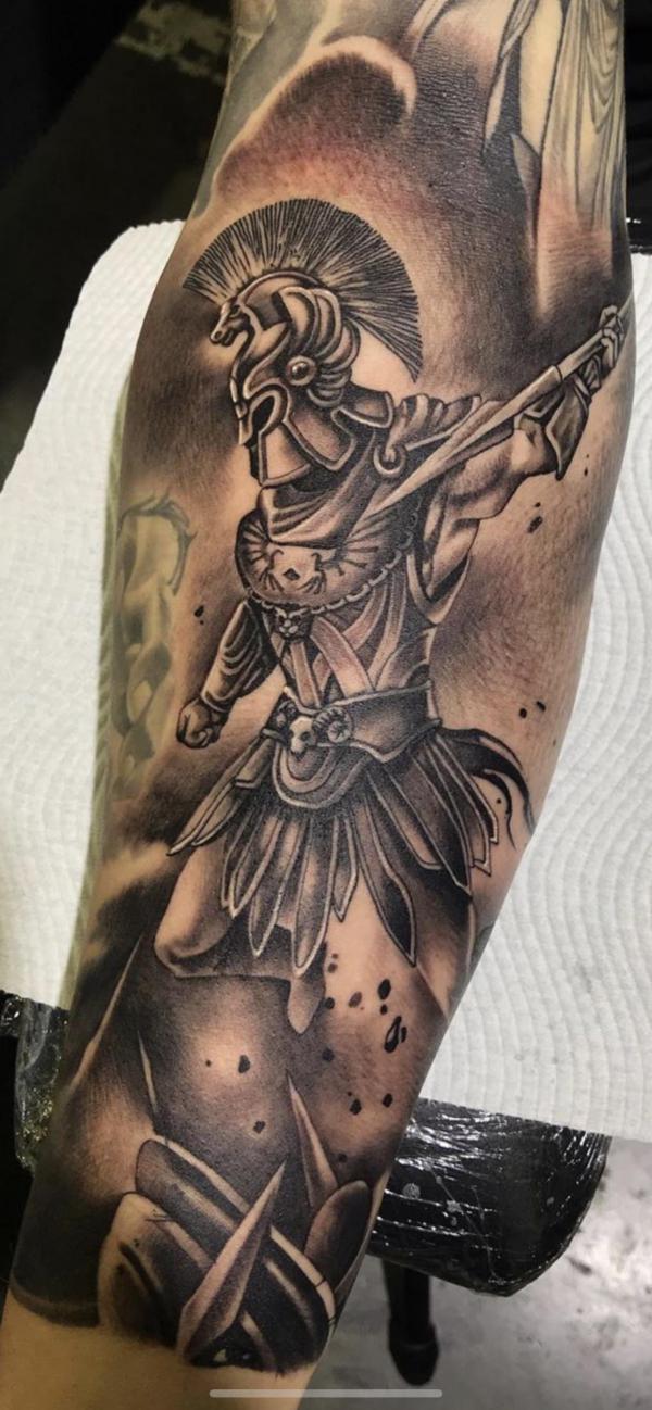 30 Ares Tattoo Designs: A Symbol of Strength