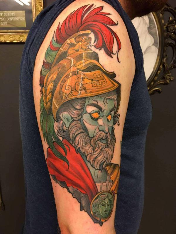 30 Ares Tattoo Designs: A Symbol of Strength
