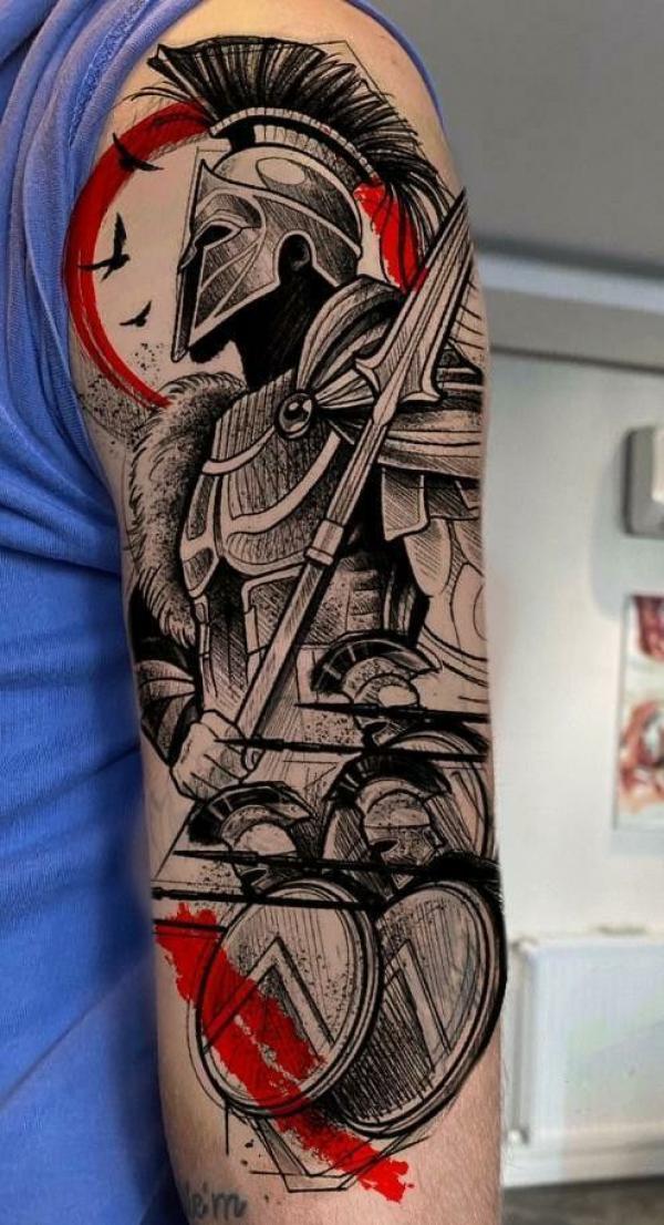 30 Ares Tattoo Designs: A Symbol of Strength
