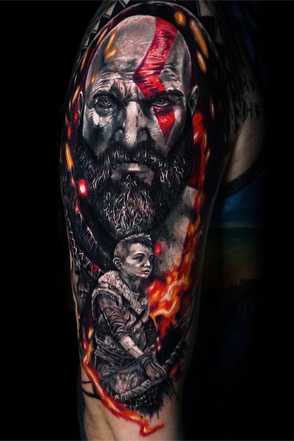 Kratos Tattoos: Unleash the Power of the God of War