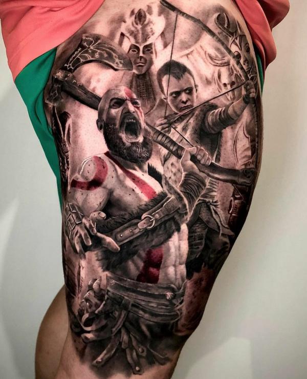 Kratos Tattoos: Unleash the Power of the God of War