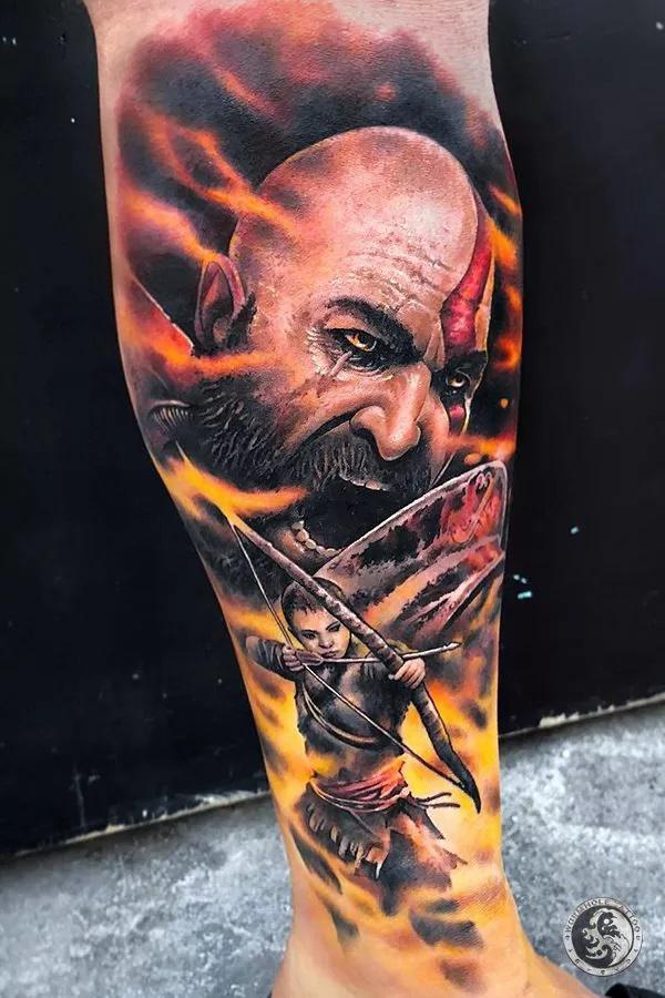 Kratos Tattoos: Unleash the Power of the God of War
