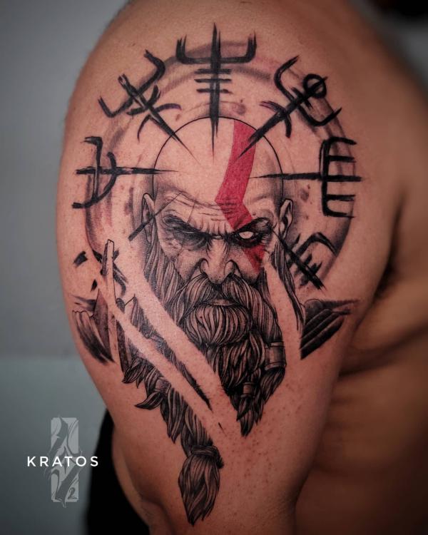 Kratos Tattoos: Unleash the Power of the God of War