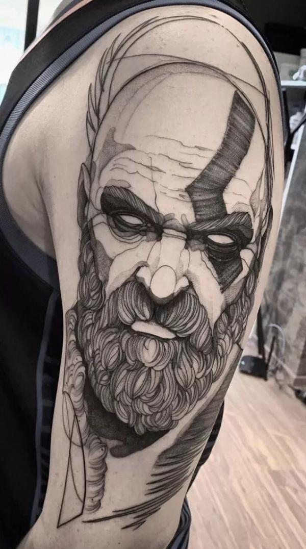 Kratos Tattoos: Unleash the Power of the God of War