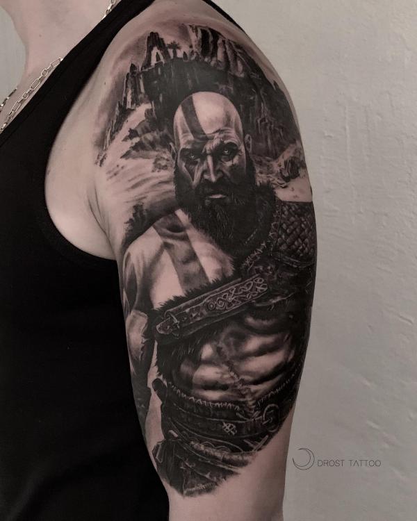 Kratos Tattoos: Unleash the Power of the God of War