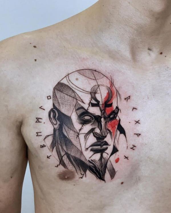 Kratos Tattoos: Unleash the Power of the God of War