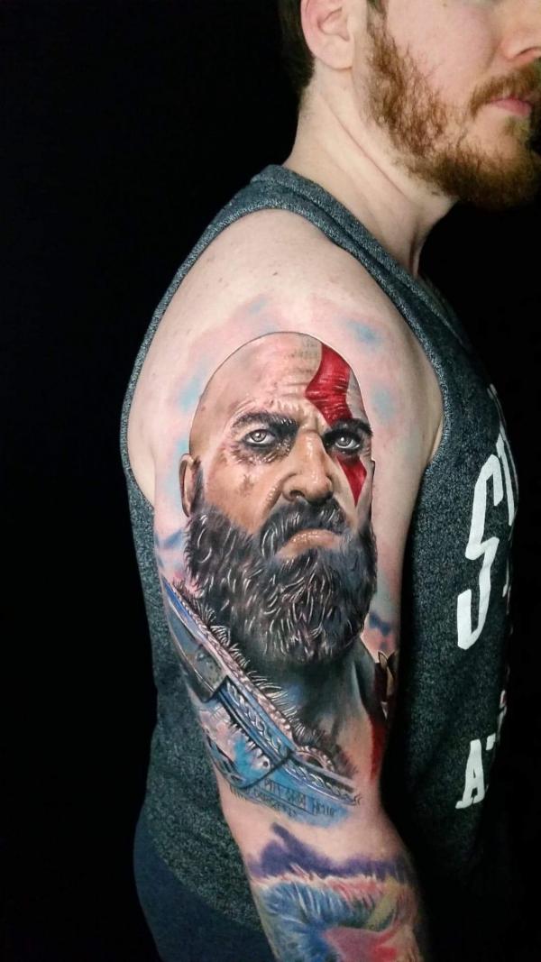 Kratos Tattoos: Unleash the Power of the God of War