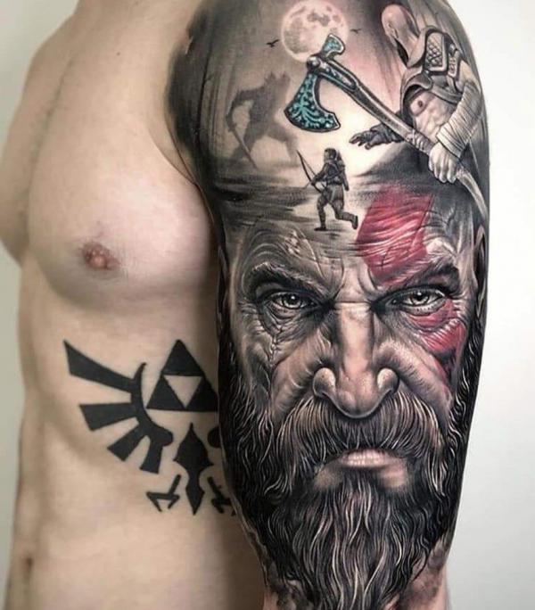 Kratos Tattoos: Unleash the Power of the God of War