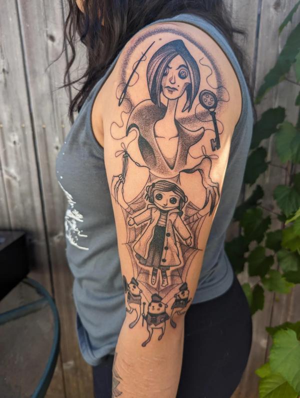 Coraline Tattoo: A Unique Blend of Art and Fantasy