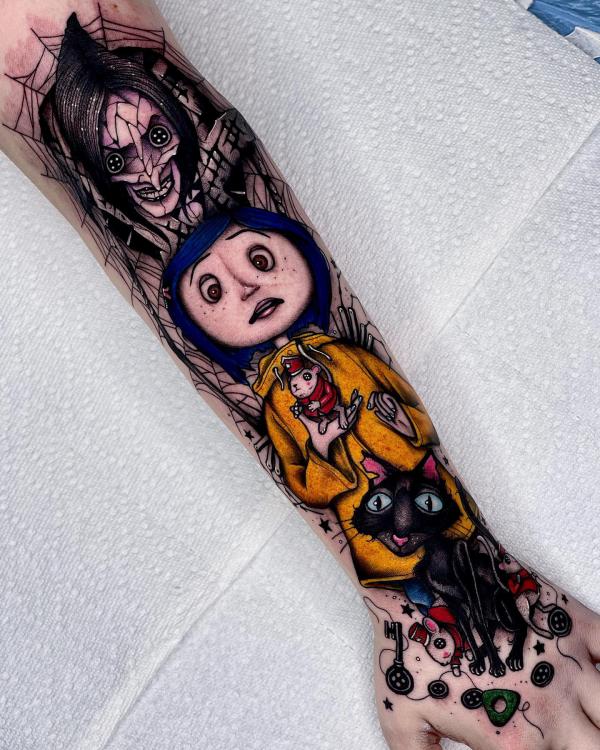 Coraline Tattoo: A Unique Blend of Art and Fantasy