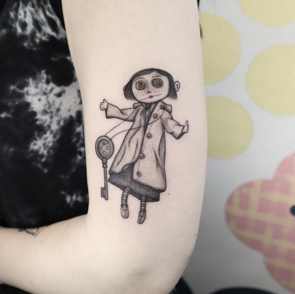 Coraline Tattoo: A Unique Blend of Art and Fantasy