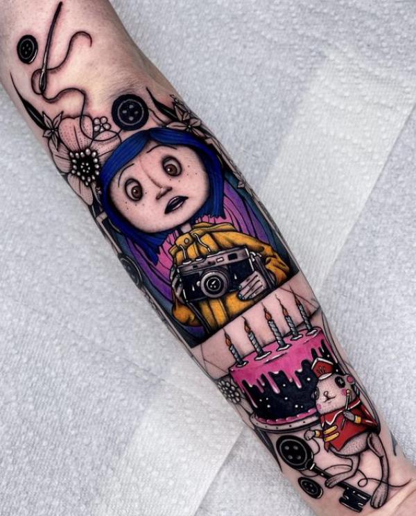 Coraline Tattoo: A Unique Blend of Art and Fantasy