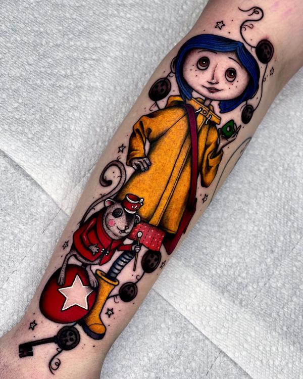 Coraline Tattoo: A Unique Blend of Art and Fantasy