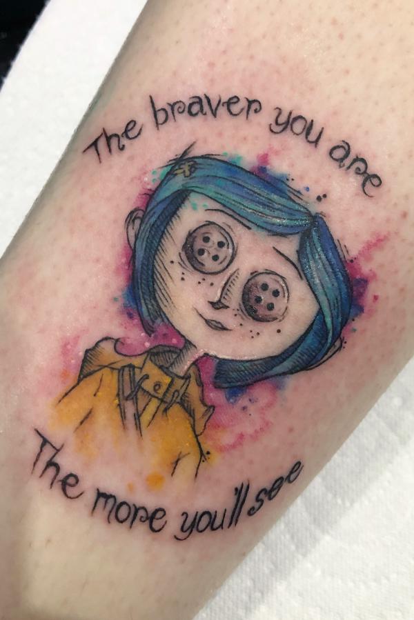 Coraline Tattoo: A Unique Blend of Art and Fantasy