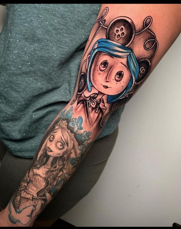 Coraline Tattoo: A Unique Blend of Art and Fantasy