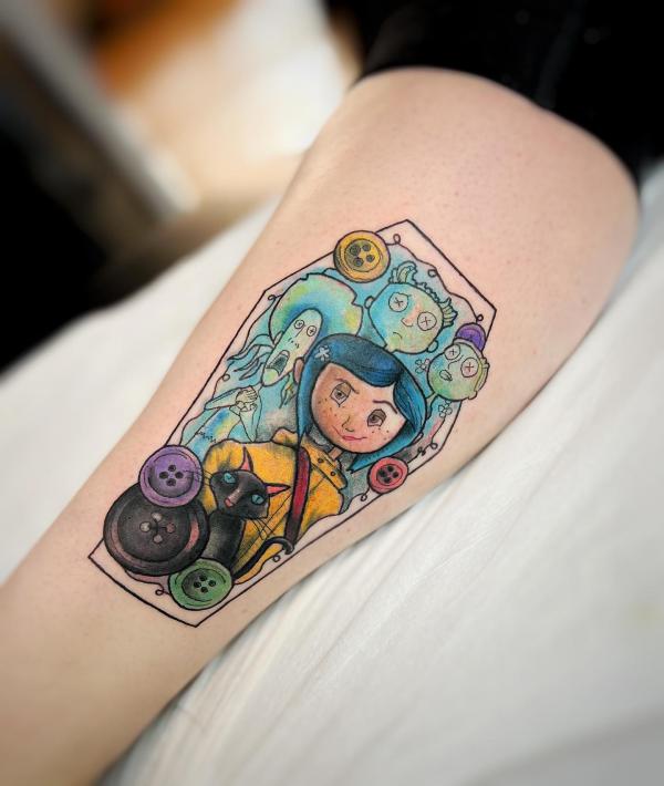 Coraline Tattoo: A Unique Blend of Art and Fantasy
