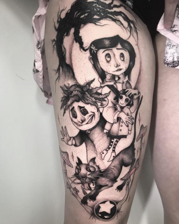 Coraline Tattoo: A Unique Blend of Art and Fantasy