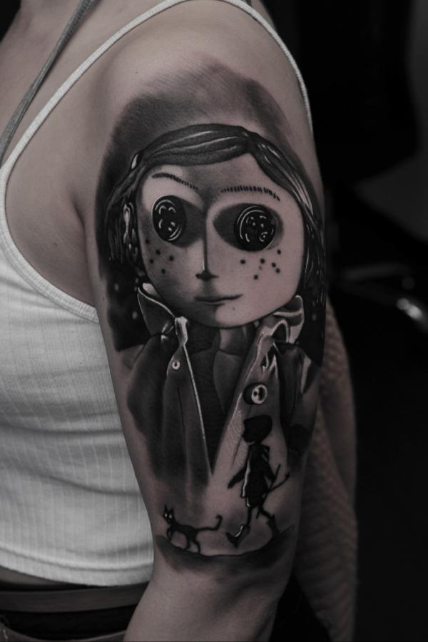 Coraline Tattoo: A Unique Blend of Art and Fantasy
