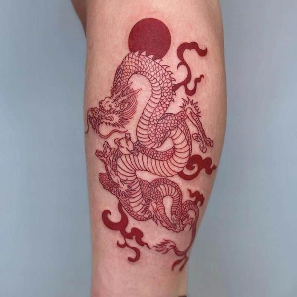 50 Red Dragon Tattoo Designs with Meaning