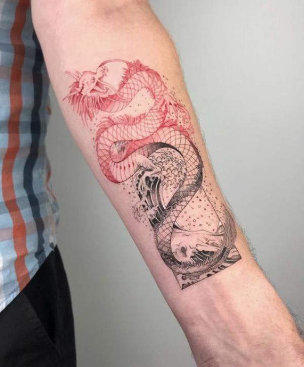 50 Red Dragon Tattoo Designs with Meaning