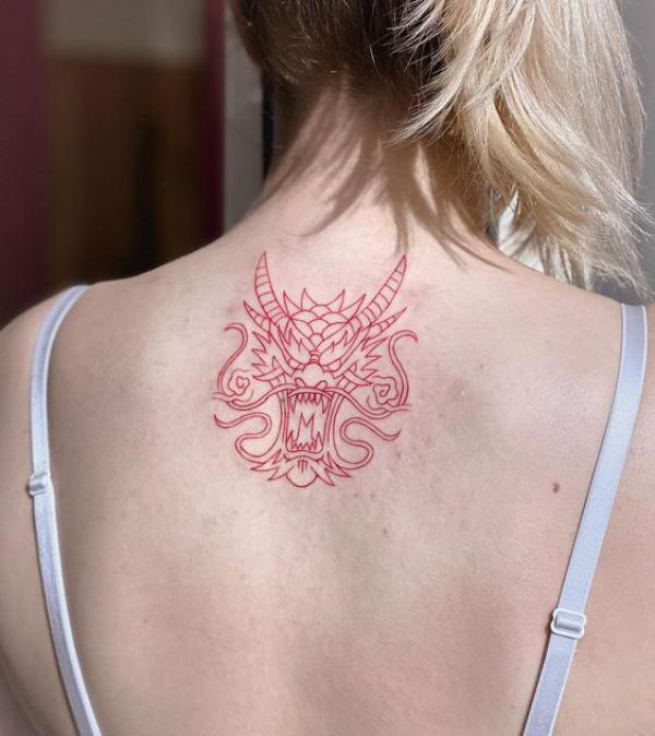 50 Red Dragon Tattoo Designs with Meaning
