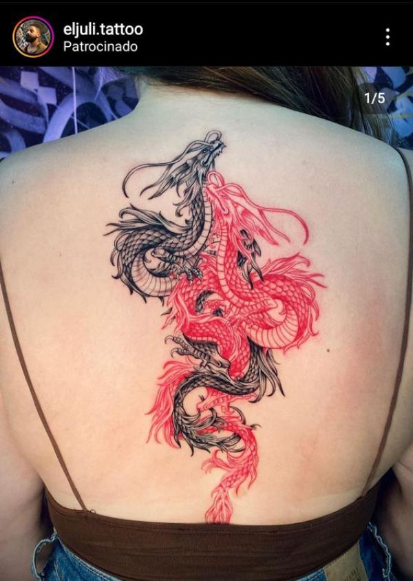50 Red Dragon Tattoo Designs with Meaning