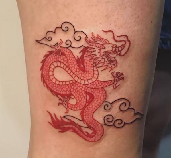 50 Red Dragon Tattoo Designs with Meaning