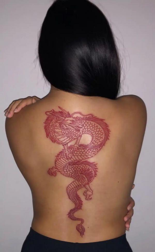50 Red Dragon Tattoo Designs with Meaning