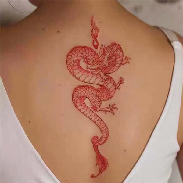 50 Red Dragon Tattoo Designs with Meaning