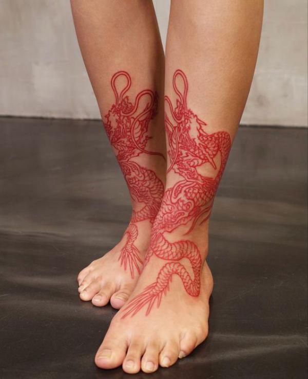 50 Red Dragon Tattoo Designs with Meaning