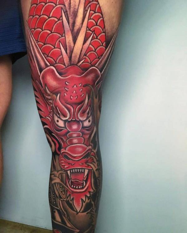 50 Red Dragon Tattoo Designs with Meaning