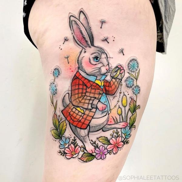 The White Rabbit Tattoo: Symbolism, Design, and Inspiration