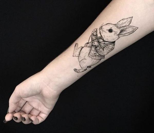 The White Rabbit Tattoo: Symbolism, Design, and Inspiration