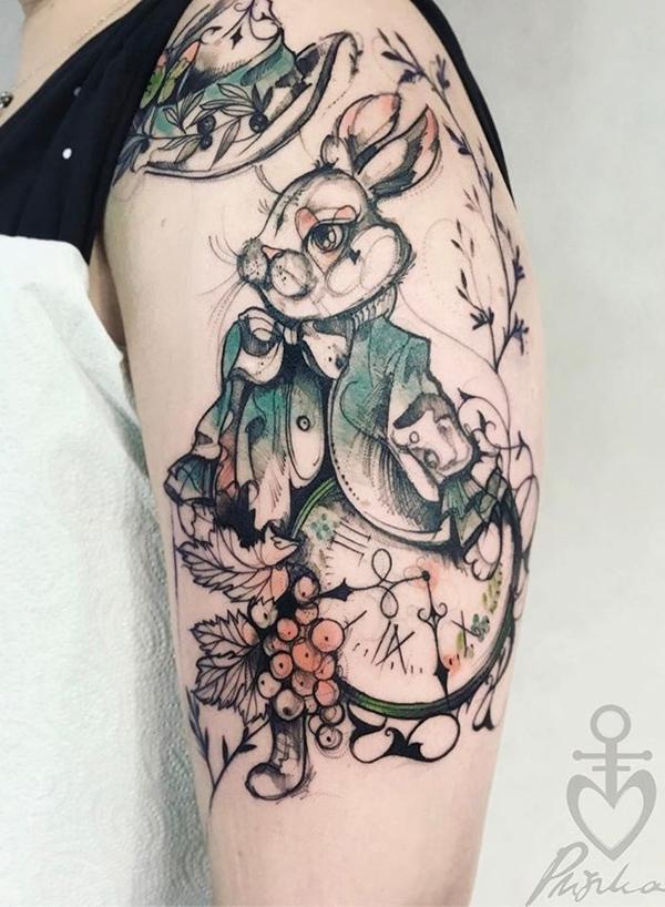 The White Rabbit Tattoo: Symbolism, Design, and Inspiration